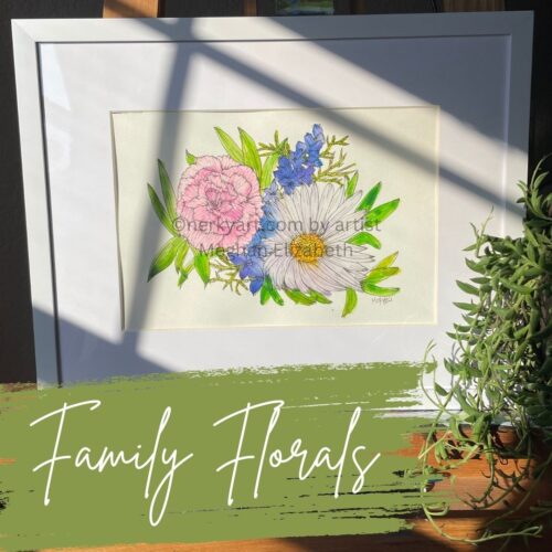 Family Florals - Custom Artwork with Birth Flowers